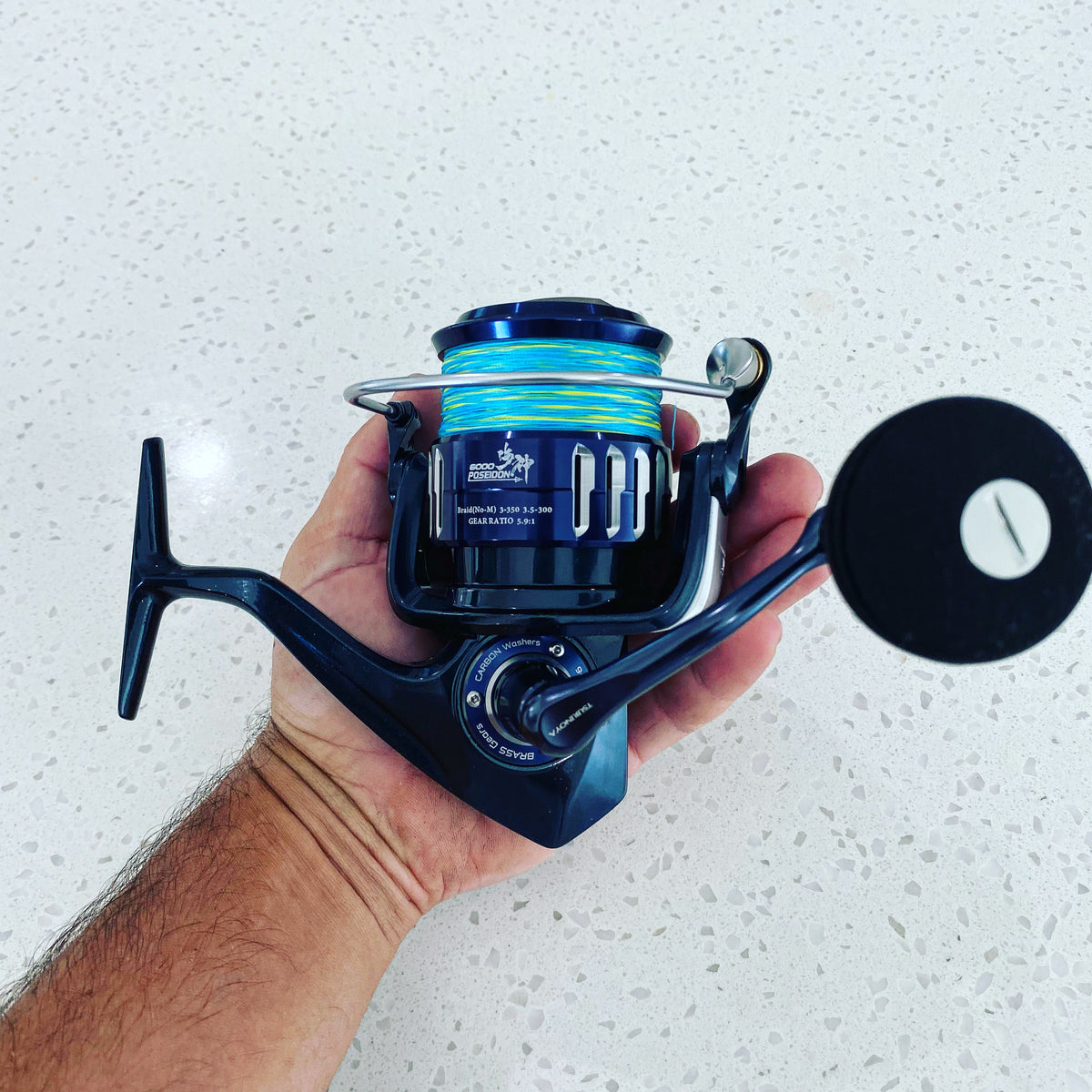 Abrolhos Poseidon 6000 Spin Reel - What's in the box? Our new jigging reel  revealed! 